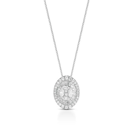 Collana oro bianco 18 - in,