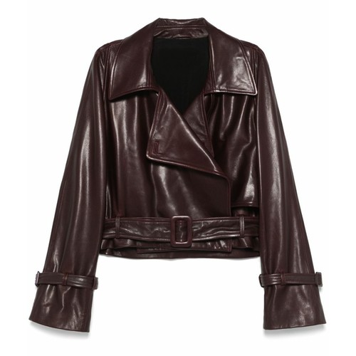 Giacca moto donna pelle - , di