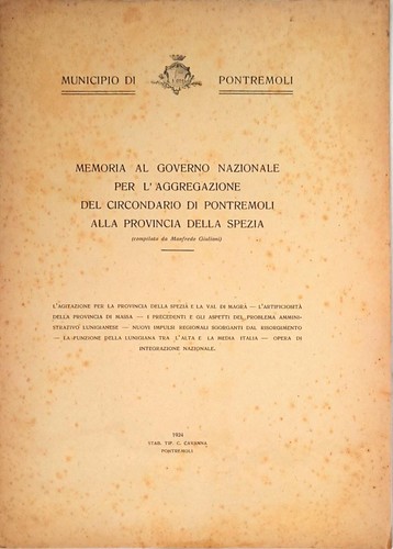 Memoria governo nazionale - governo,