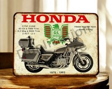 plaque métal vintage Honda