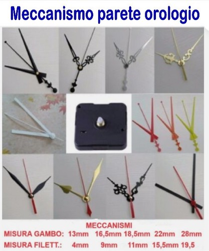 Meccanismo orologio muro - meccanismo,