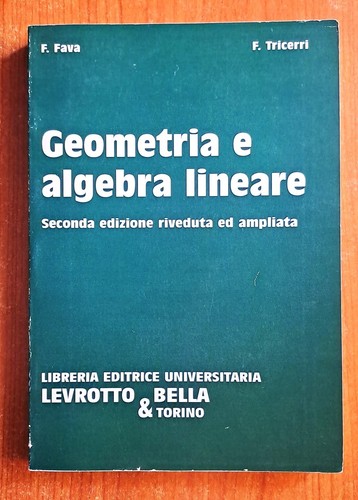 Ingegneria geometria algebra - e,