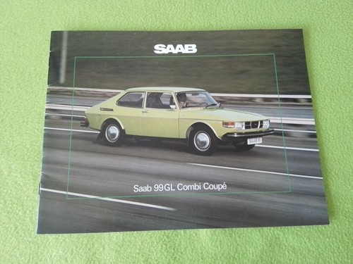 Brochure saab 99gl combi - combi, coupe