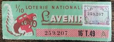 Billet de loterie nationale