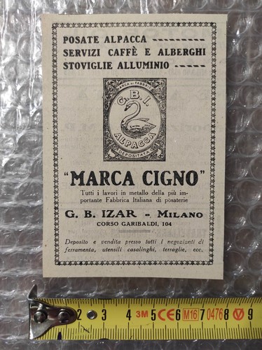 Antica pubblicità 1925 - , posate