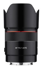 Samyang 75 mm F1.8 AF teleobiettivo compatto full frame per Sony E (SYIO75AF-E)