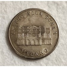 Medaglia gettone teatro - medaglia/gettone, alla