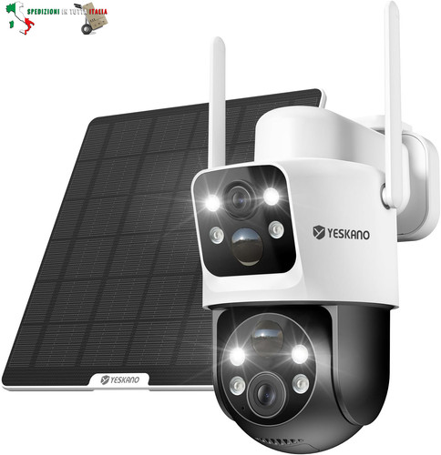 Telecamera esterno 6mp - wi-fi, esterno,