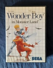 WONDERBOY IN MOSTERLAND (Sega Master System, 1987) + Istruzioni + Poster 