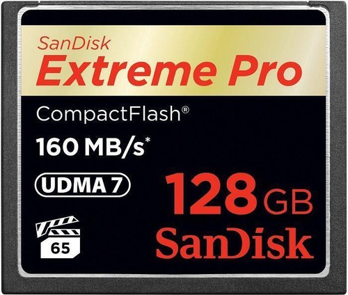 Sandisk 128gb extreme - pro, cf
