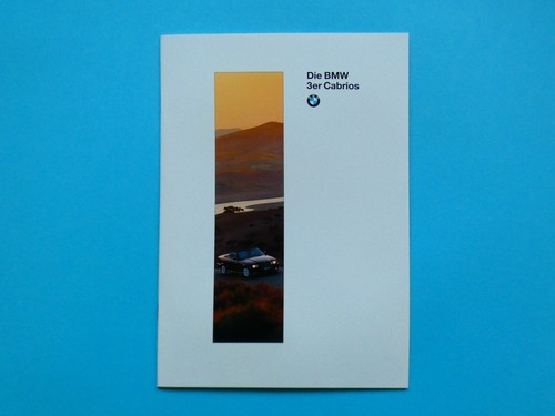 Brochure bmw serie e36 - bmw, 3