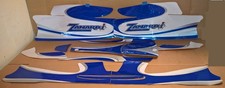 NUOVO VECCHIO STOCK CRG Zanardi Kart KG Unico Adesivo Decalcomania Kit