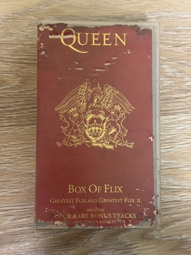 Queen box flix vhs - queen,