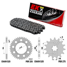 MONTESA COTA 310/ 311 310 - catena corona pignone kit 520 PBR EK2017