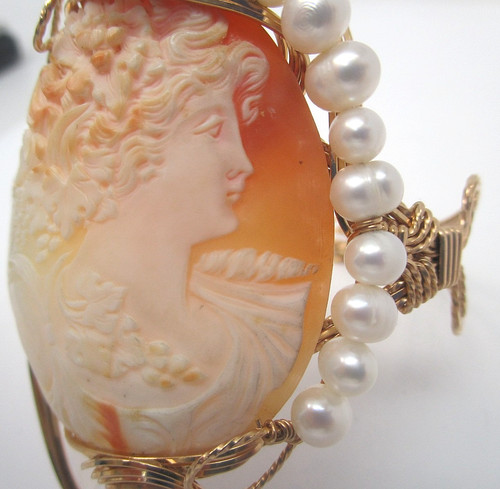 Bracciale vintage oro pieno