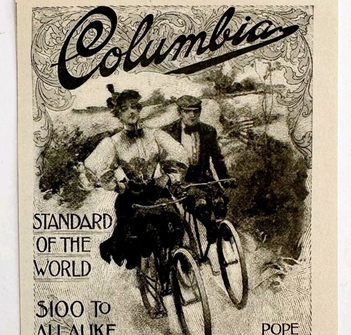 Columbia bicycles pope 1897 - columbia,