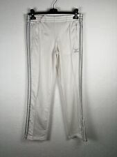 Adidas White Silver Pantaloni Tuta taglia S Donna Women Pants Trousers Bottom