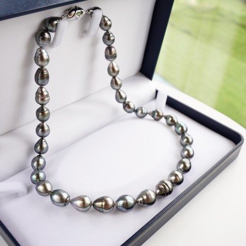Collana perle nere - perle, barocche