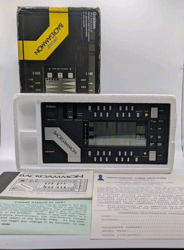 Backgammon lcd computer gakken - lcd,