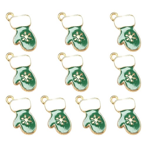 Set pezzi charm pendenti - 10,