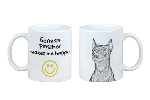 Tazza pinscher tedesco con - tazza,