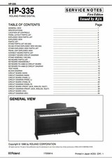 ROLAND HP-335 HP-535, HP-555G