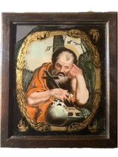 Antique Painting On Glass