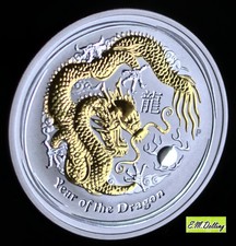 Australia 1 dollaro drago 2012