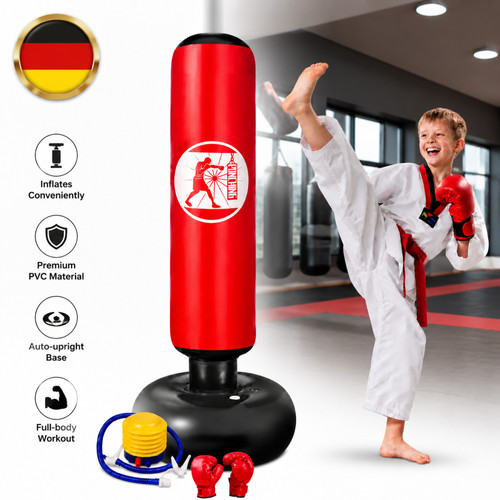 Sacco boxe gonfiabile stand - sacco,