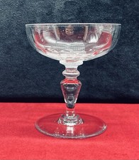BACCARAT Champagnergläser Coppa Champagne Cristallo Intagliato Lati Piani 19EME