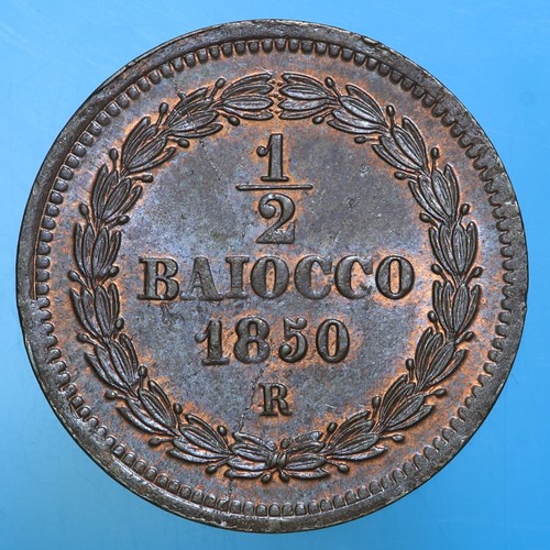 Pio baiocco 1850 a iv - ix,