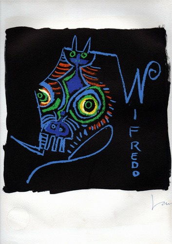 Wifredo lam lettera - wifredo, "w"