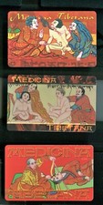 SAN MARINO 3 SCHEDE TELEFONICHE MEDICINA TIBETANA