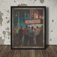 Vintage CINEMA Movie Wall Art