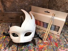 Maschera bianca di carnevale