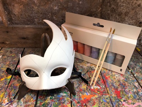Maschera bianca carnevale - maschera,