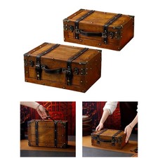 Valigia baule in legno dal