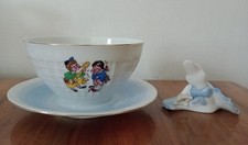 Set lotto 2 oggetti vintage in porcellana tazza + ochetta