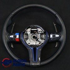Volante BMW F87 M2 F80 M3 M Performance In Pelle Nera Riscaldata Cambio Volante