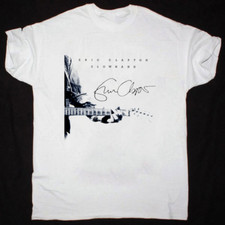 Eric Clapton - Camicia bianca firmata Slowhand tutte le taglie S-5Xl