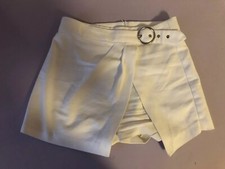 Gonna Pantalone Skort Zara Bianca Con Cintura S