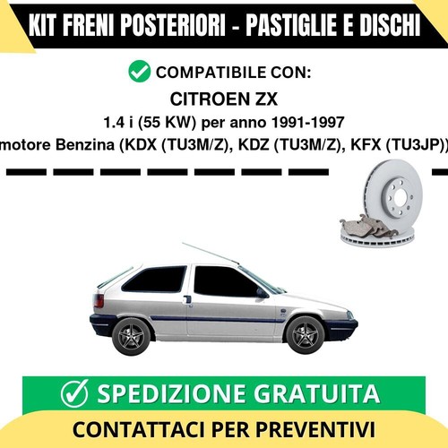 Kit freni posteriori citroen - posteriori,