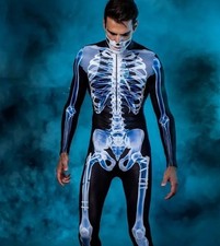 Costume Scheletro Halloween 3D