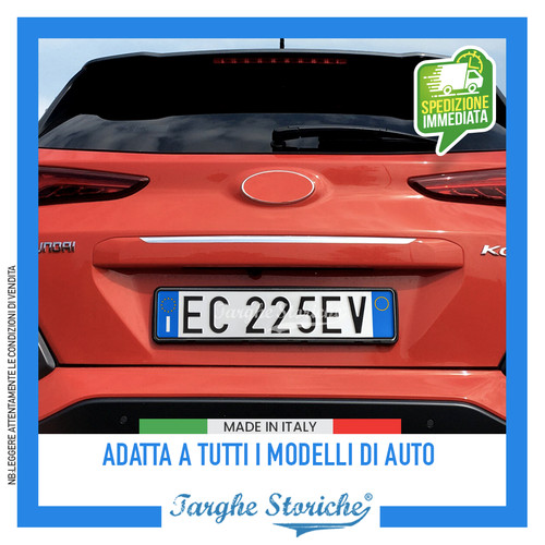 Targa sostitutiva auto - targa,