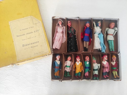 Marionette antiche biancaneve - antiche.,