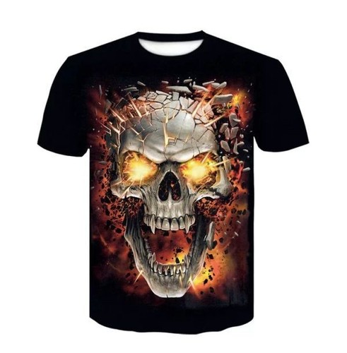 Shirt teschio esplosivo - t-shirt,