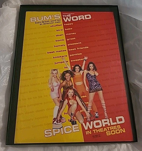 Pubblicità stampa spice girls - pubblicità,