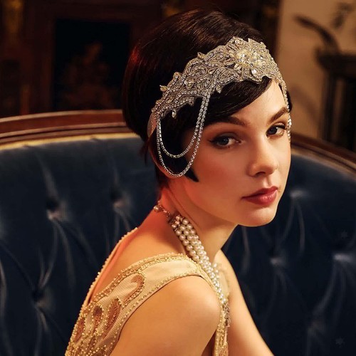 Fascia per capelli - con, strass
