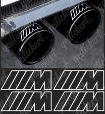 4 adesivi di scarico adatti