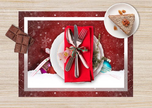 Tovagliette americane natale - tovagliette,